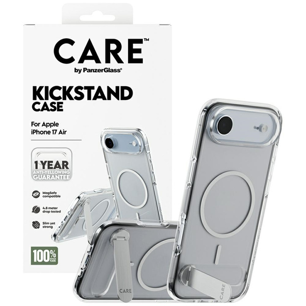 Etui CARE by PanzerGlass Feature w.      Kickstand MagSafe do iPhone Air przezroczysty