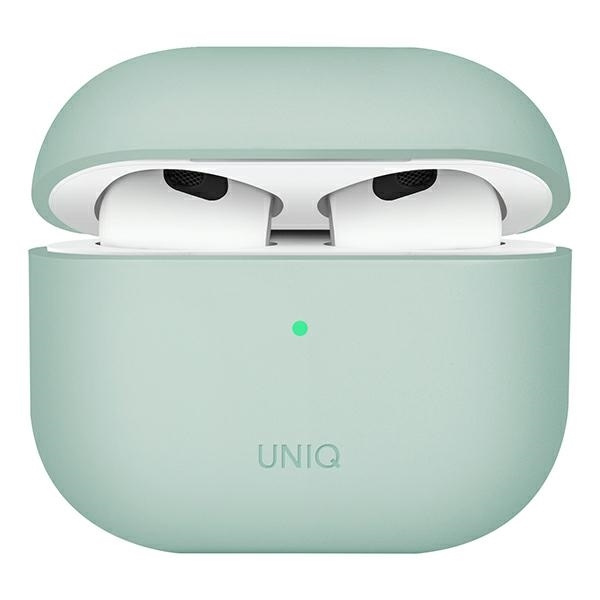 UNIQ etui Lino AirPods 3 gen. Silicone zielony/mint green