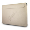Guess Sleeve GUCS13PUSASLG 13" złoty/gold Saffiano Script
