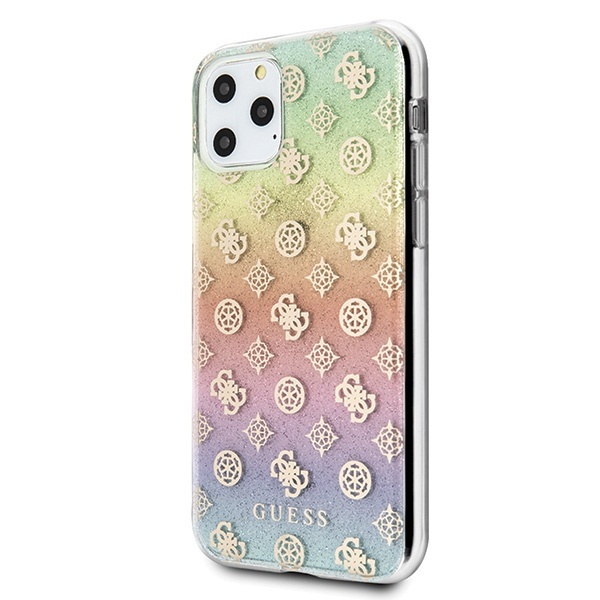 Guess GUHCN58PEOML iPhone 11 Promulticolor hard case Iridescent 4G Peony