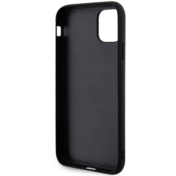Etui Karl Lagerfeld Rubber Karl Head 3D na iPhone 11 / Xr - czarne