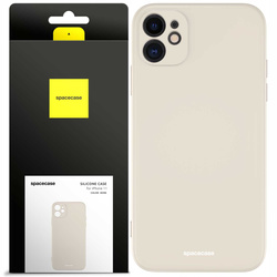 Spacecase Etui Silicone Case iPhone 11 bone