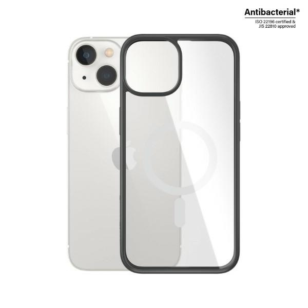 PanzerGlass ClearCase MagSafe iPhone 14 / 15 / 13 6,1" Antibacterial czarny/black 0413