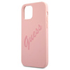 Guess GUHCP12LLSVSPI iPhone 12 Pro Max6,7" różowy/pink hardcase Script Vintage