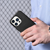 ICARER CASE LEATHER COVER GENUINE LEATHER CASE FOR IPHONE 14 PRO MAX BLACK (WMI14220708-BK) (MAGSAFE COMPATIBLE)