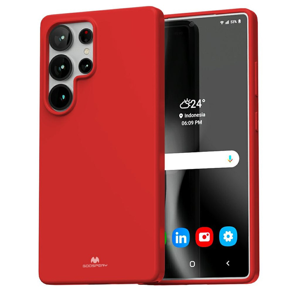 Mercury Soft Sam S25 Ultra S938 czerwony/red