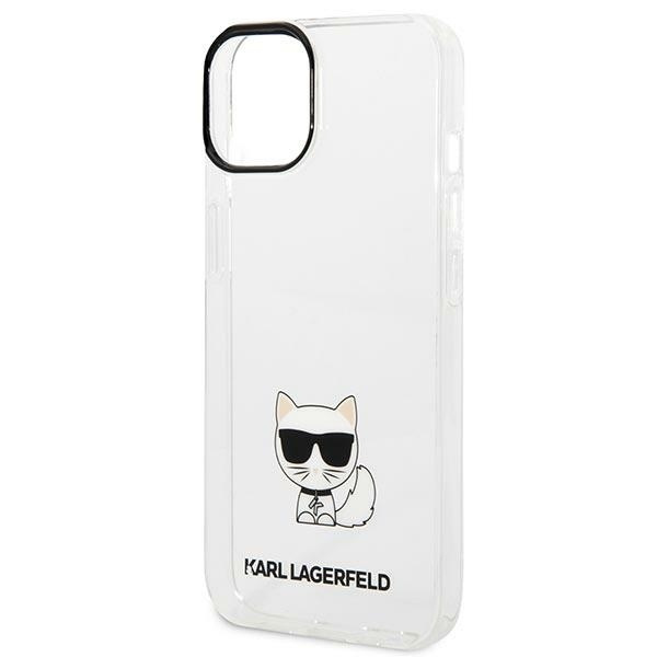 Etui Karl Lagerfeld Choupette Body na iPhone 14 Plus - przezroczyste