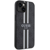Guess GUHMP14MP4RPSK iPhone 14 Plus / 15 Plus 6.7" czarny/black hardcase 4G Printed Stripes MagSafe