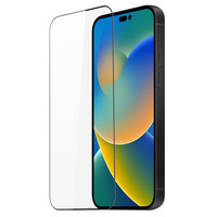 Dux Ducis 10D Tempered Glass wytrzymałe szkło hartowane 9H na cały ekran z ramką iPhone 14 Pro Max czarny (case friendly)