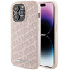 KARL LAGERFELD KLHCP15LPQKPMP IPHONE 15 PRO 6.1" RÓŻOWY/PINK HARDCASE QUILTED K PATTERN
