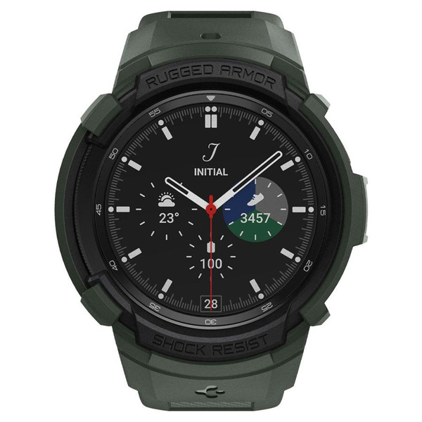 SPIGEN RUGGED ARMOR ”PRO” GALAXY WATCH 4 CLASSIC 46 MM MILITARY GREEN