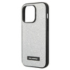 KARL LAGERFELD KLHCP14LG2ELS IPHONE 14 PRO 6,1" HARDCASE SREBRNY/SILVER GLITTER PLAQUE LOGO