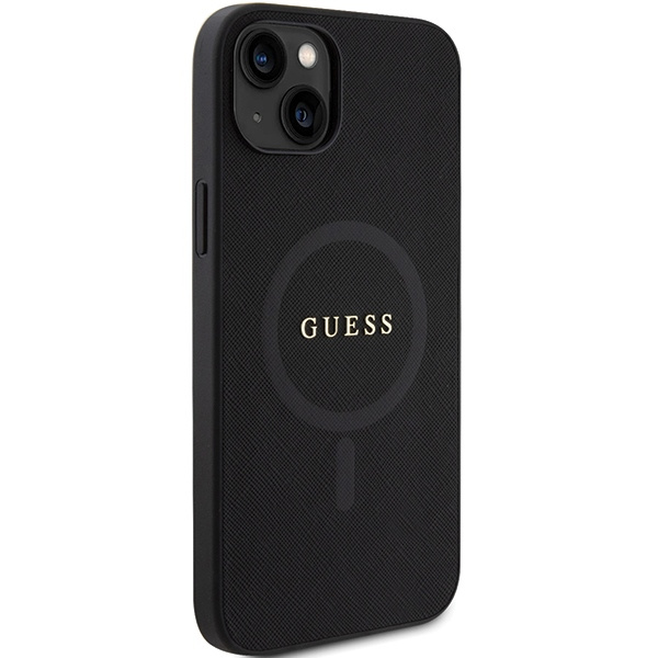 Guess GUHMP15MPSAHMCK iPhone 15 Plus / 14 Plus 6.7" czarny/black hardcase Saffiano MagSafe