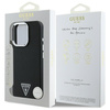 Guess GUHMP16XPGTSPSK iPhone 16 Pro Max  6.9" czarny/black hardcase Grained Triangle MagSafe