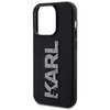 KARL LAGERFELD KLHCP15L3DMBKCK IPHONE 15 PRO 6.1 "BLACK/BLACK HARDCASE 3D RUBBER GLITTER LOGO