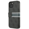 Guess GUBKP13S4GDGR iPhone 13 mini 5,4"szary/grey book 4G Stripe