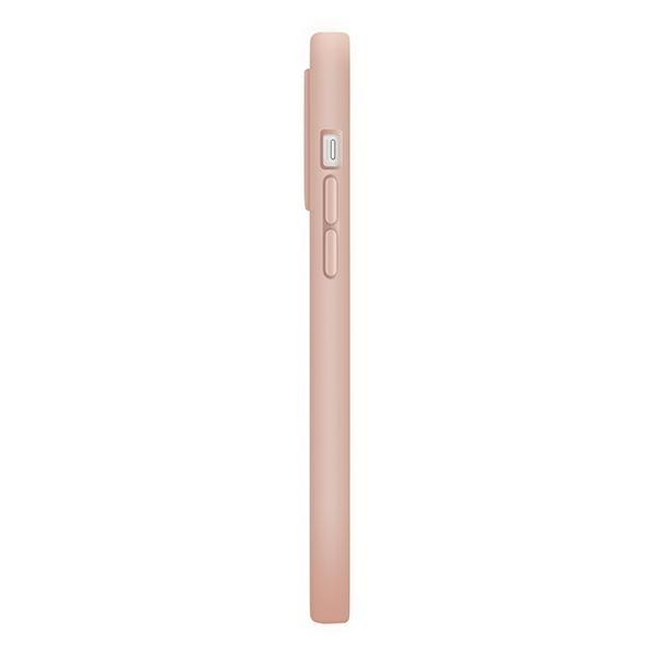 Etui Uniq Lino na iPhone 14 Plus - różowe