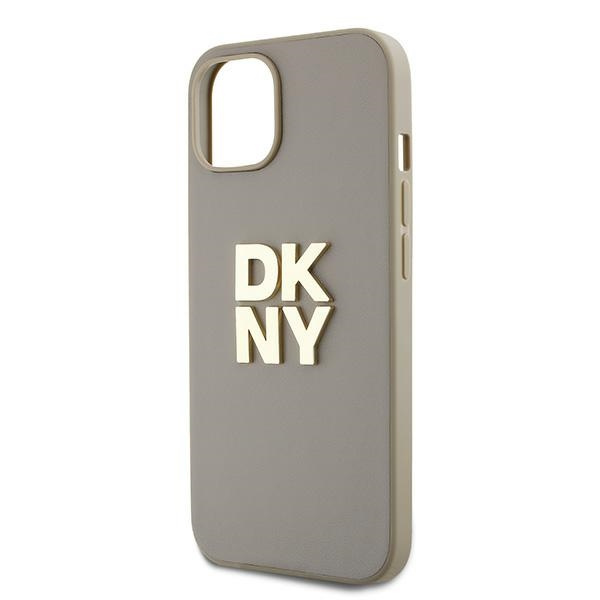 DKNY DKHCP15SPBSWSE iPhone 15 / 14 / 136.1" beżowy/beige hardcase Wrist Strap Stock Logo