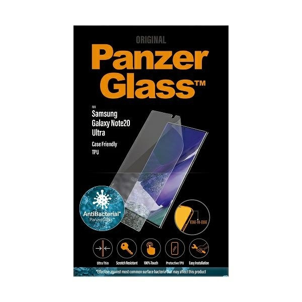 PanzerGlass TPU Samsung Note 20 Ultra N986 Case Friendly, Fingerprint, Antibacterial, Designed for Samsung, Materiał TPU