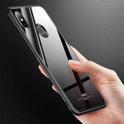 MSVII TEMPERED GLASS CASE COVER COVER MADE OF TEMPERED GLASS FOR XIAOMI MI 8 SE BLACK