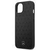 Etui Mercedes Leather Stars Pattern na iPhone 13 mini - czarne