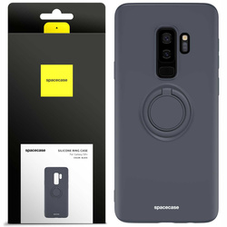 Spacecase Etui Silicone Ring Galaxy S9+ black