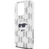 Karl Lagerfeld KLHCP15XHKLPCHT iPhone 15 Pro Max 6.7" transparent hardcase IML Choupette Head & Monogram