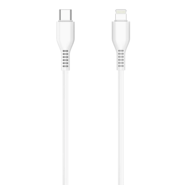 JELLICO cable KDS-30 USB-C - Lightning PD 20W 1M White