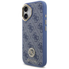 Etui Guess 4G Strass Logo & Big Strap    Metal Buttons MagSafe do iPhone 17 niebieski