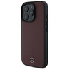 Mercedes MEHMP16L23RBARR iPhone 16 Pro 6.3" czerwony/red hardcase Textured And Plain Leather MagSafe