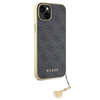 Guess GUHCP15MGF4GGR iPhone 15 Plus/ 14 Plus 6.7" szary/grey hardcase 4G Charms Collection