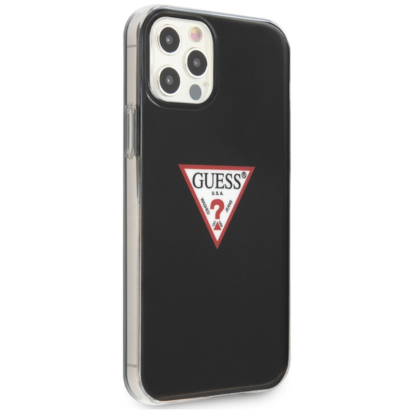 Guess GUHCP12MPCUCTLBK iPhone12/12 Pro 6,1" czarny/black hardcase Triangle Collection