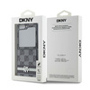 DKNY DKHCZF6PCPTSSK Z Flip6 F741czarny/black Chequered Pattern Printed Stripes