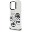 Etui Karl Lagerfeld IML Multi K&C Head   Pattern do iPhone 16 Pro Max przezroczysty