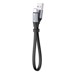 Baseus kabel Nimble USB - USB-C 23cm 5A szaro-czarny 40W