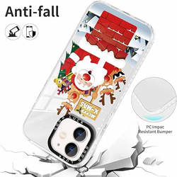 Pnakqil Christmas Case for iPhone 16 Santa and Reindeers 2