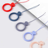 SILICONE PHONE LANYARD RING DIAMOND  LILAC