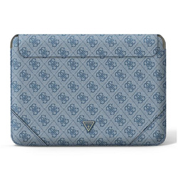 GUESS SLEEVE GUCS16P4TB 16" NIEBIESKI /BLUE 4G UPTOWN TRIANGLE LOGO