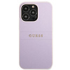 Guess GUHCP13LPSASBPU iPhone 13 Pro / 136,1" fioletowy/purple Saffiano Hot Stamp & Metal Logo