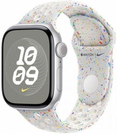 Apple Nike Sport Band in Pure Platinum for 44mm / 45mm / 46mm / 49mm Cases - Size S / M, Original Seal, MUV03ZM/A