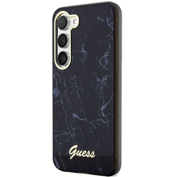 GUESS GUHCS23SPCUMAK S23 S911 CZARNY/BLACK HARDCASE MARBLE