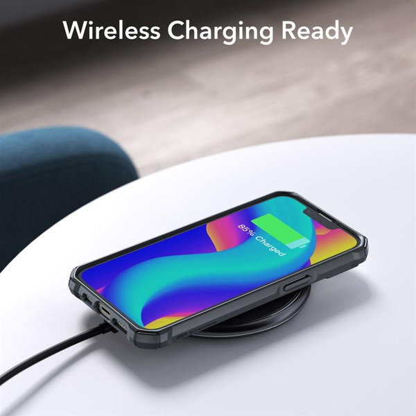 Etui ESR Air Armor na iPhone 14 Plus - przezroczysto-czarne