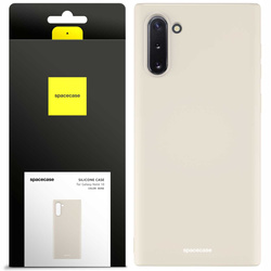 Spacecase Etui Silicone Case Galaxy Note 10 bone