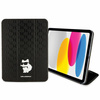 KARL LAGERFELD KLFC11SAKHPCK IPAD 10.9" FOLIO MAGNET ALLOVER COVER CZARNY/BLACK SAFFIANO MONOGRAM CHOUPETTE