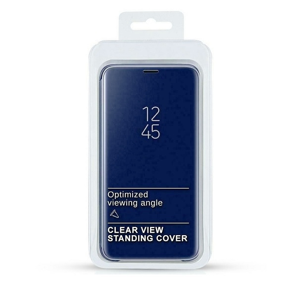ETUI CLEAR VIEW COVER SAMSUNG GALAXY S21 ULTRA BLUE
