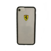 Etui Ferrari Transparent na iPhone 7 / 8 / SE 2020 / SE 2022 - przezroczysto-czarne