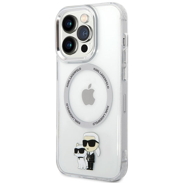 Karl Lagerfeld KLHMP13LHNKCIT iPhone 13 Pro 6.1" hardcase transparent Iconic Karl&Choupette Magsafe