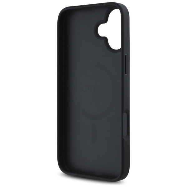 Etui Guess 4G Circle Classic Logo        MagSafe do iPhone 16 czarny