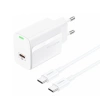 FONENG ładowarka sieciowa EU65 PD 20W 1xUSB-C + kabel USB-C - USB-C Biały