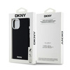 DKNY DKHMP15SSMCHLK iPhone 15 / 14 / 136.1" czarny/black hardcase Liquid Silicone Small Metal Logo MagSafe